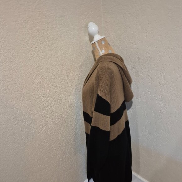 Colorblock Hooded Cardigan - Picture 3 of 5